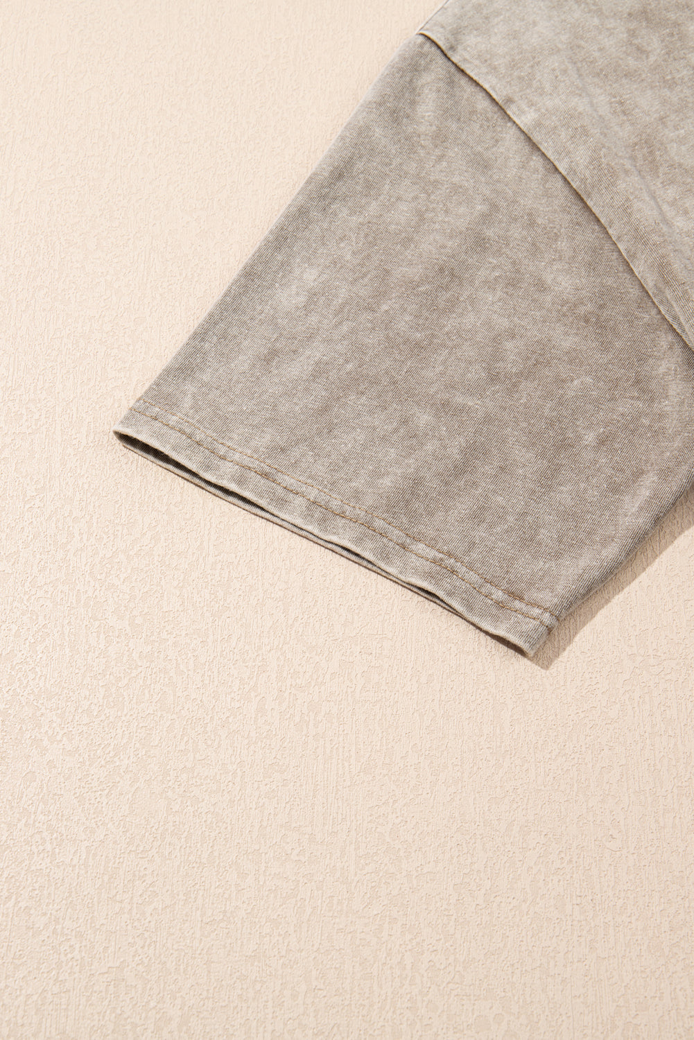 Parchment Mineral Washed Letter Graphic Top